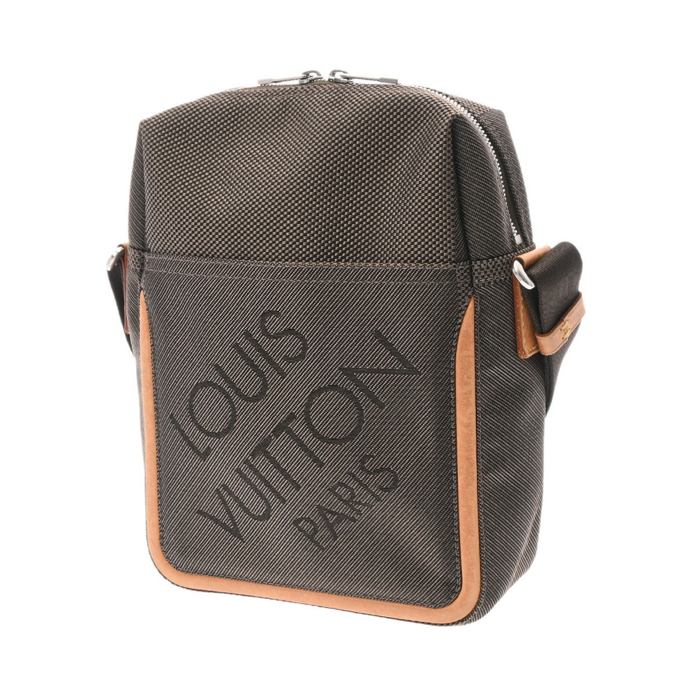 Louis Vuitton Terre Bag Shoulder Geant Damier Citadin Canvas Brown
